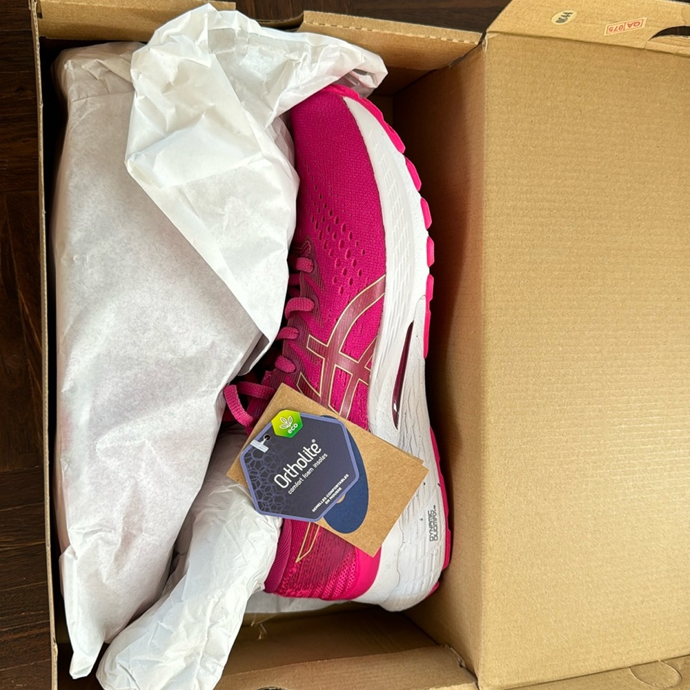 Bright Pink ASICS Ortholite Running Shoes